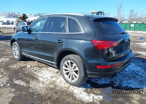 2013 Audi Q5 2.0T Premium из США, поврежденный, VIN WA1LFAFP1DA030995